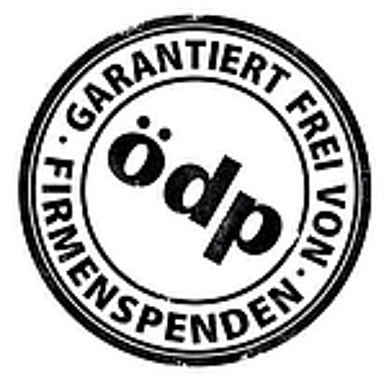 ÖDP-Siegel 100% firmenspendenfrei