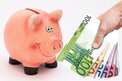 Sparschwein und Geld Sparschwein und Geld
